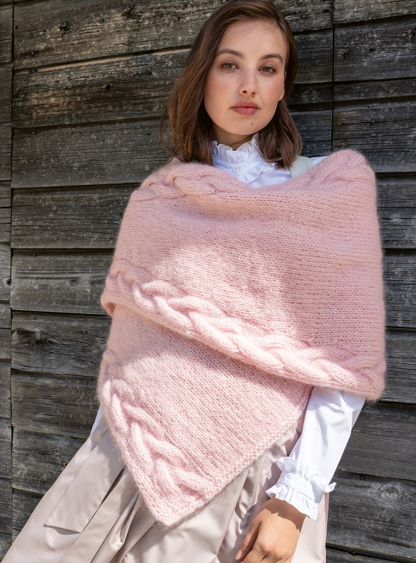 Anleitung Nr. 19729 Stola aus Mohair di Gio