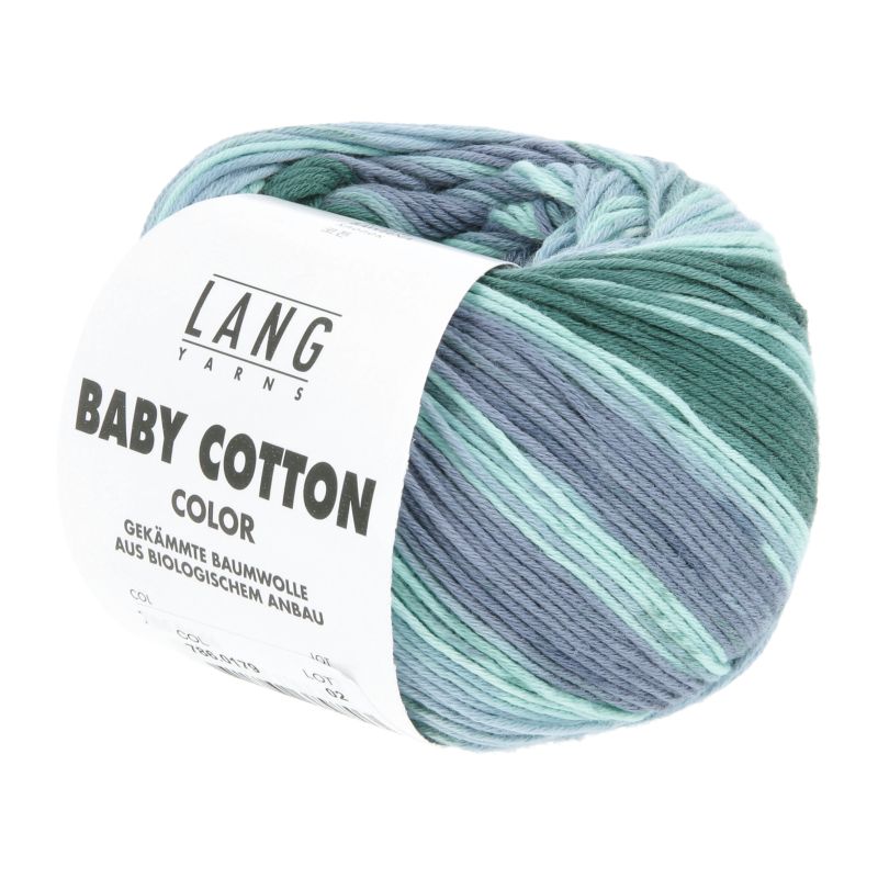 786,0179 TÜRKIS/VIOLETT/GRÜN (Baby Cotton Color)