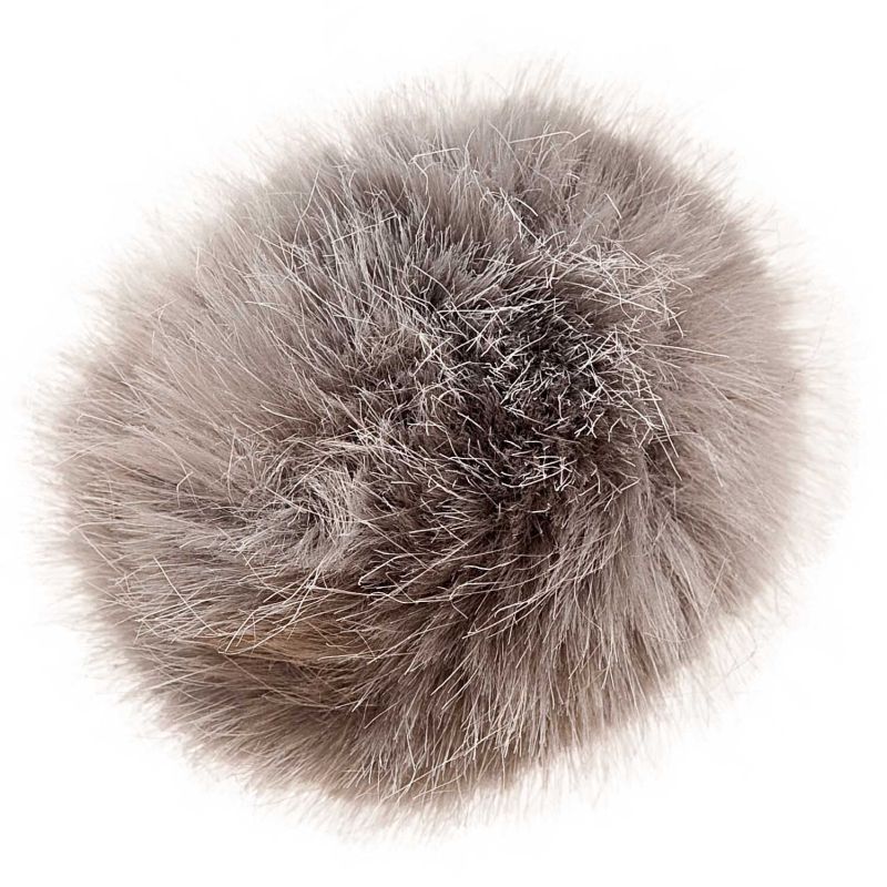 05 Silber (Kunstfellbommel 10cm)