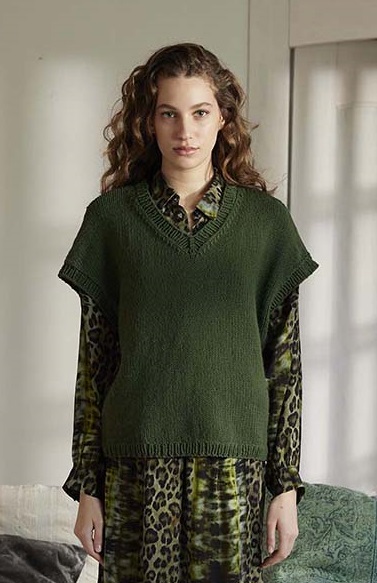 Anleitung Nr. 19993 Pullunder "Tami" aus Cashmere+