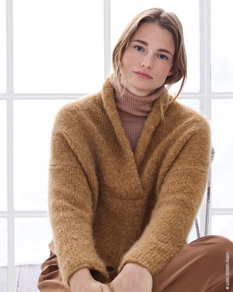Anleitung Nr. 19890 Pullover aus Baby Furry