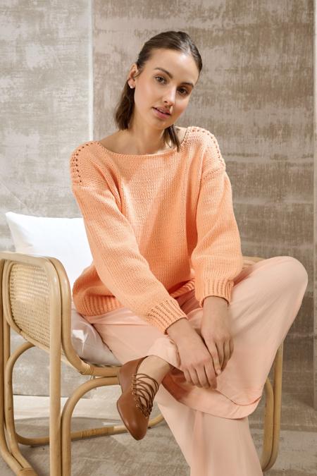 Anleitung Nr. 19505 Pullover aus Natural Cotton