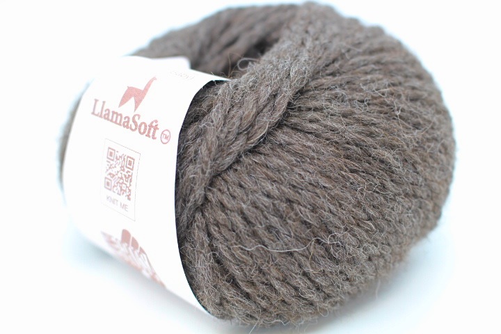 15 schwarzbraun (natural lama chunky)