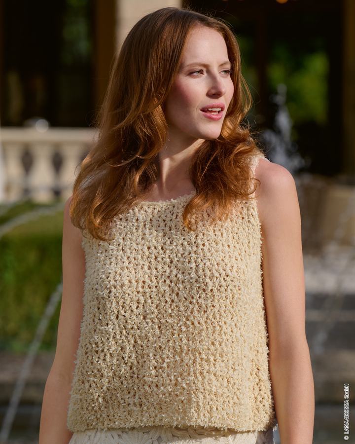 Anleitung Nr. 19381 Top aus Frizzante (Lana Grossa)