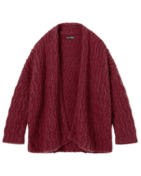 Anleitung Nr. 20062 Zopfjacke aus Mohair di Gio