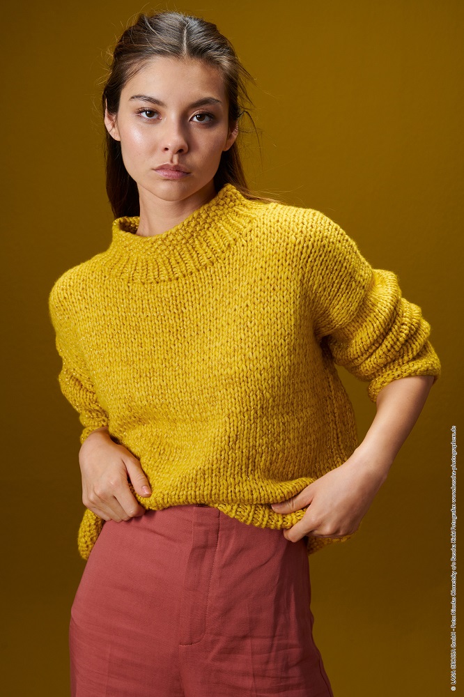 Anleitung Nr. 18293 Pulli Aus Lala Berlin Lovely Cotton & Brillino