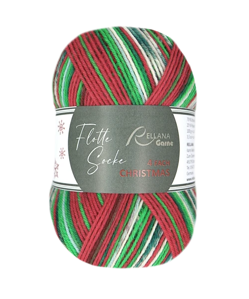 Flotte Socke 4f. Christmas (Rellana)