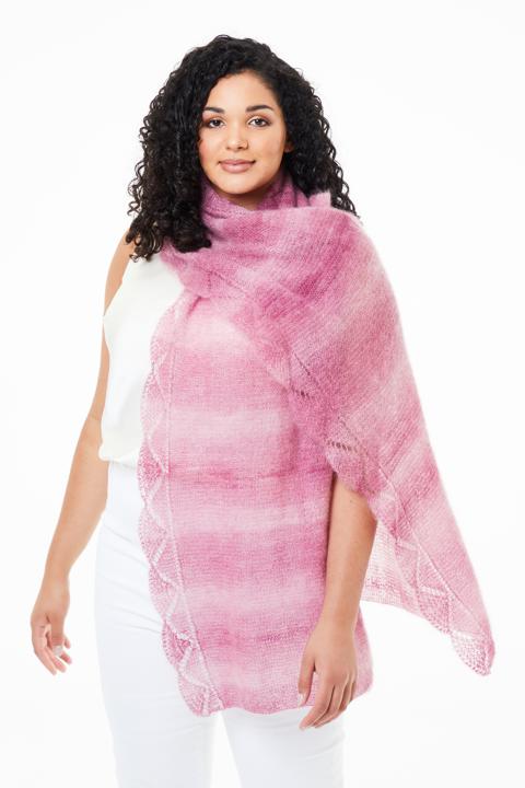 Anleitung Nr. R15382 Wrap "Edie" aus Kidsilk Haze Colour