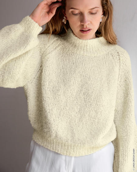 Anleitung Nr. 19879 Raglan-Pullover aus Orsettini & Glamour