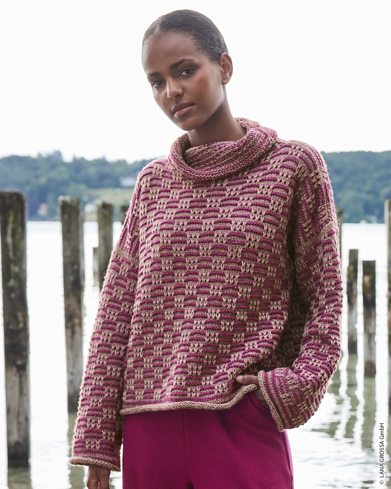 Anleitung Nr. 19857 Pullover aus Baco Bamboo