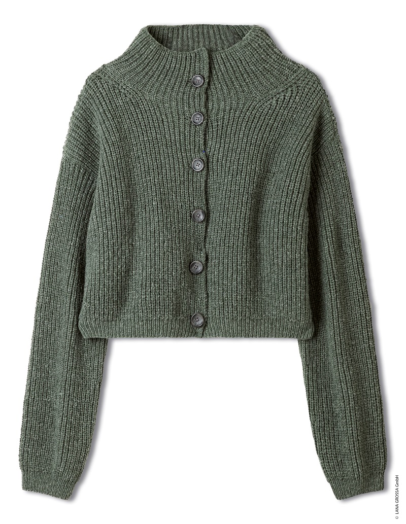 Anleitung Nr. 19963 Jacke aus Cashmere 16 Fine