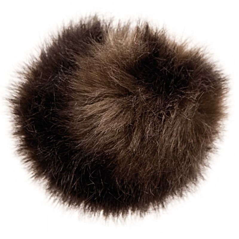 04 Dunkelbraun (Kunstfellbommel 10cm)