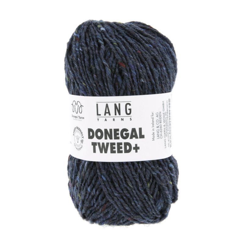 1143.0010 stahlblau (Donegal Tweed +)
