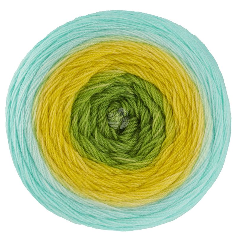 20 Kiwi/Leuchtendgelb/Aqua (Merino Lace Aquarell)