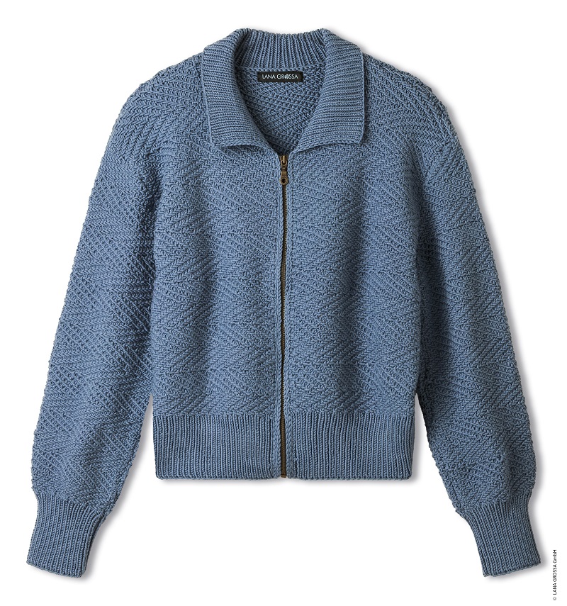 Anleitung Nr. 19938 Jacke aus Merino Piú
