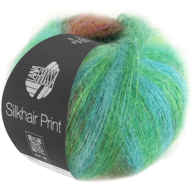 422 Jade/Gelbgrün/Petrol/Oliv/Ocker/Beere (silkhair print aktion)