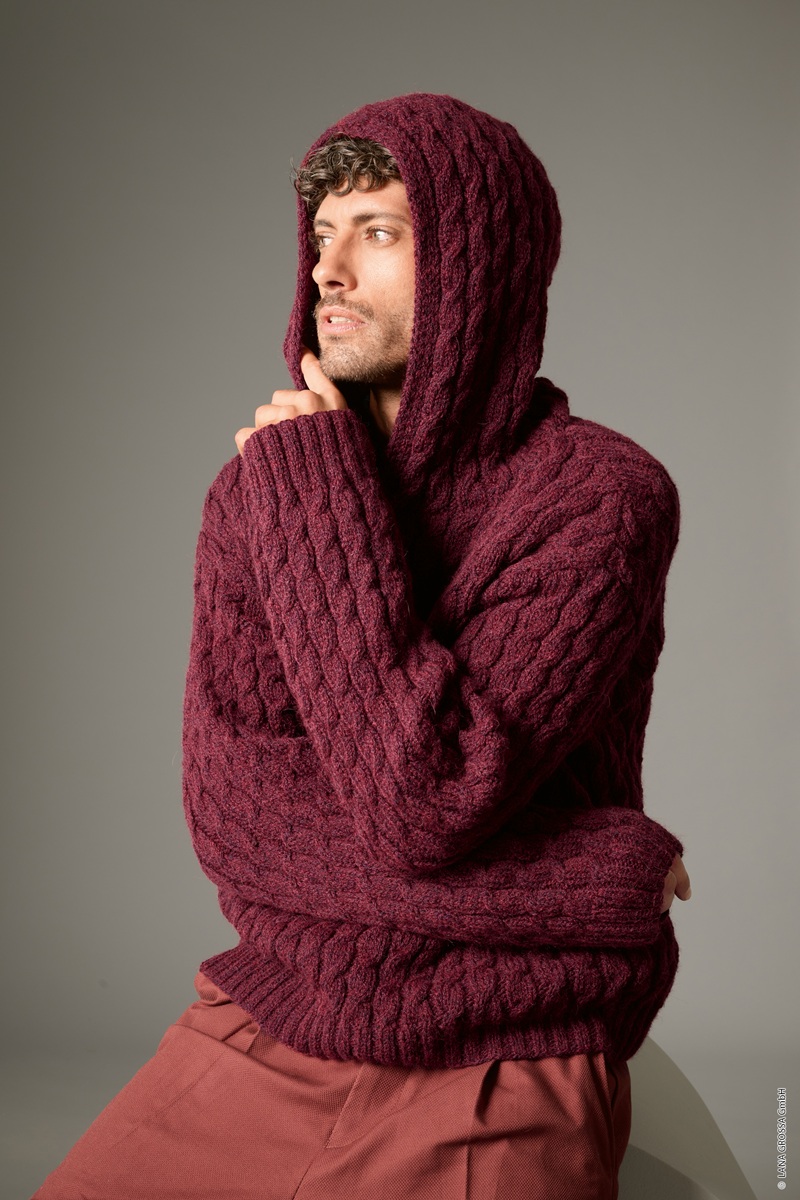 Anleitung Nr. 20007 Hoodie aus Alta Moda Alpaca