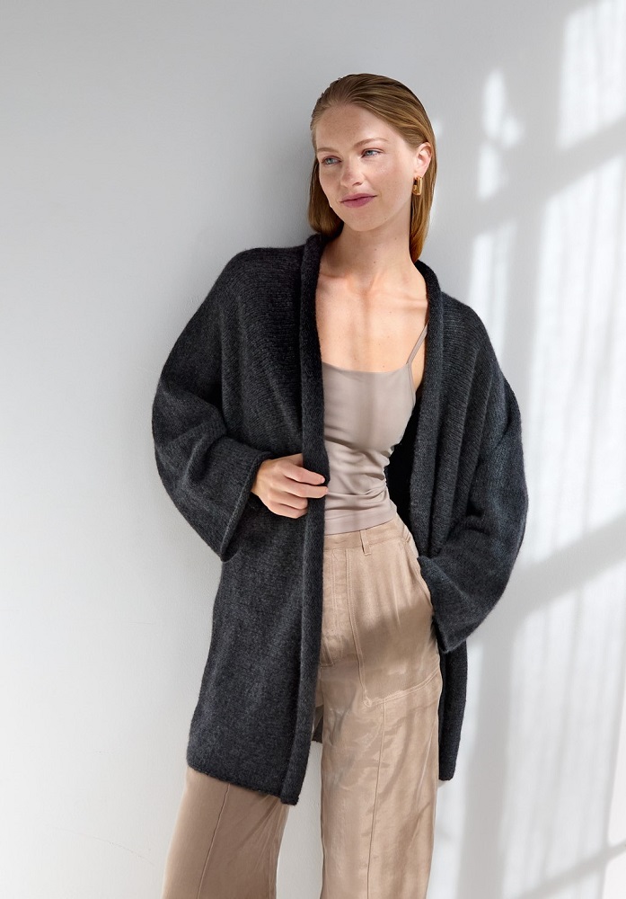 Anleitung Nr. 18018 Kimonojacke aus Cashmere Kiss