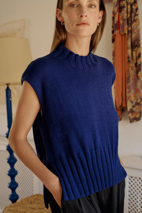 Anleitung Nr. 17492 Pullunder aus Merino Superiore