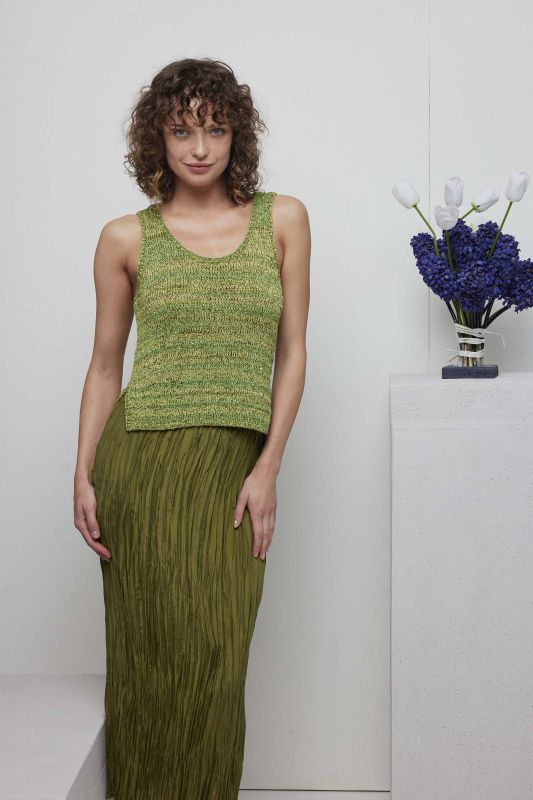 Anleitung Nr. 19423  Top "Tiffany" aus Belle & Paillettes (Lang Yarns)