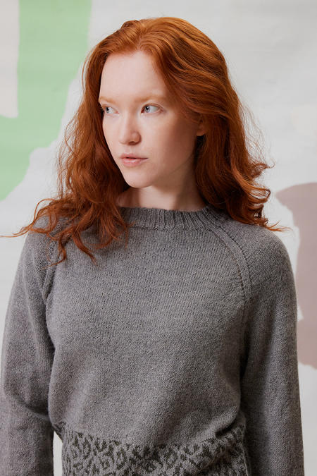 Anleitung Nr. 19796 Pullover Top Down "Lenora" aus Alpaca Soxx 4-fach & Lamé Soft (Lang Yarns)