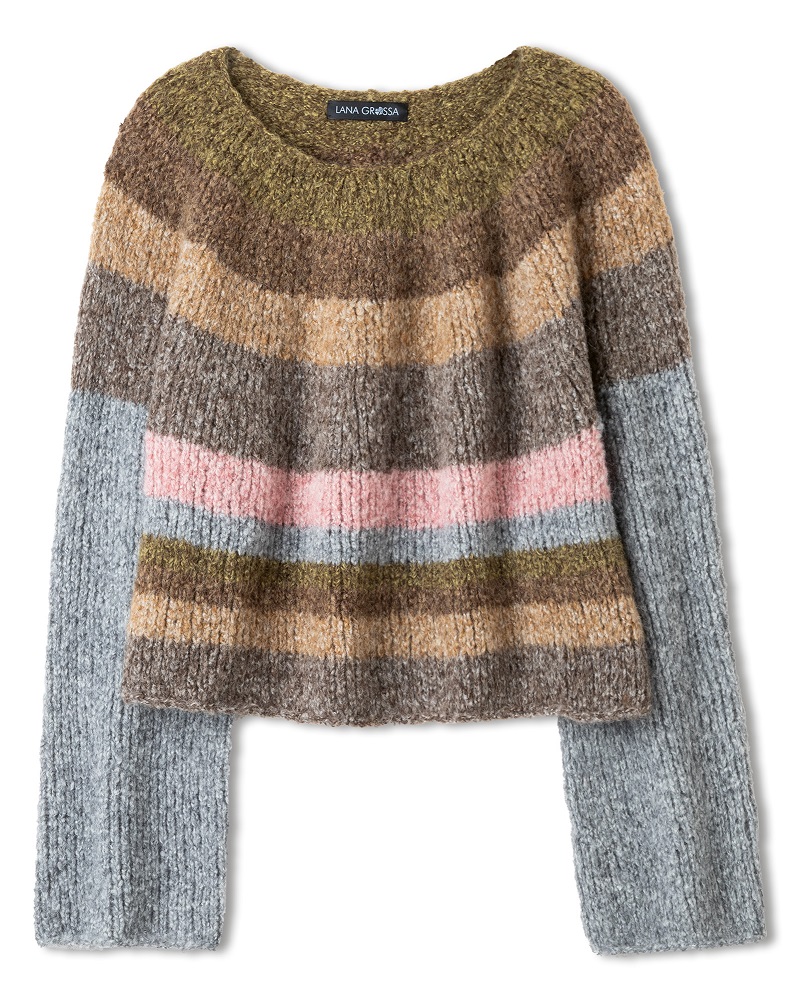Anleitung Nr. 19853 Top-Down-Pullover aus Milano
