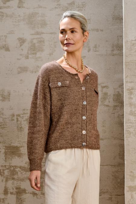 Anleitung Nr. 19520 Jacke aus Solo Lino & Silkhair