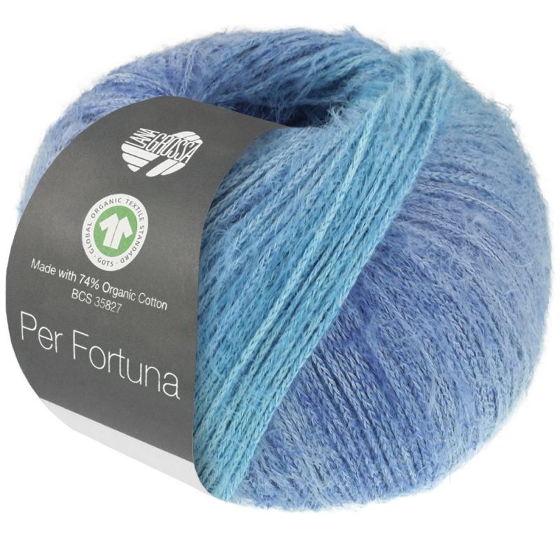 104 Türkis-/Azur-/Hellblau/Blau (Per Fortuna Degrade)