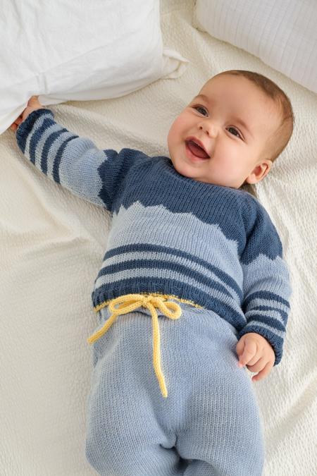 Anleitung Nr. 19320 Pullover aus Cool Wool Baby