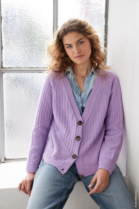 Anleitung Nr. 19300 Cosmo Cardigan aus Ecopuno