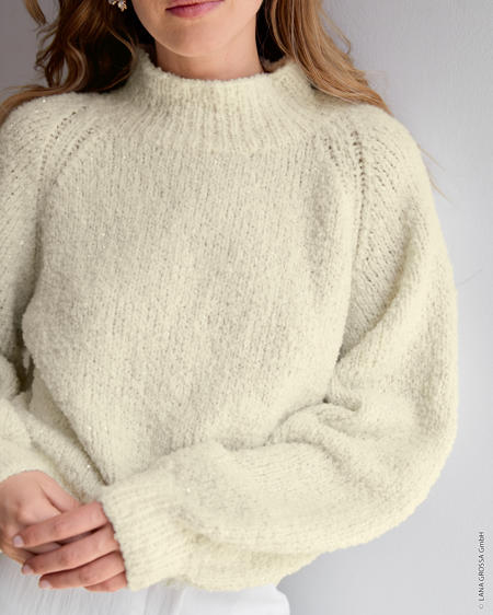 Anleitung Nr. 19879 Raglan-Pullover aus Orsettini & Glamour