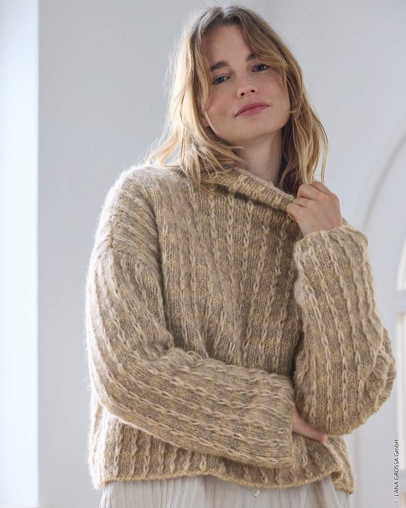 Anleitung Nr. 19829 Pullover aus Alpaca Air II