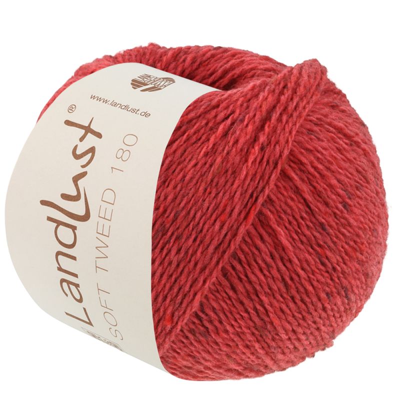 132 Erdbeerrot Meliert