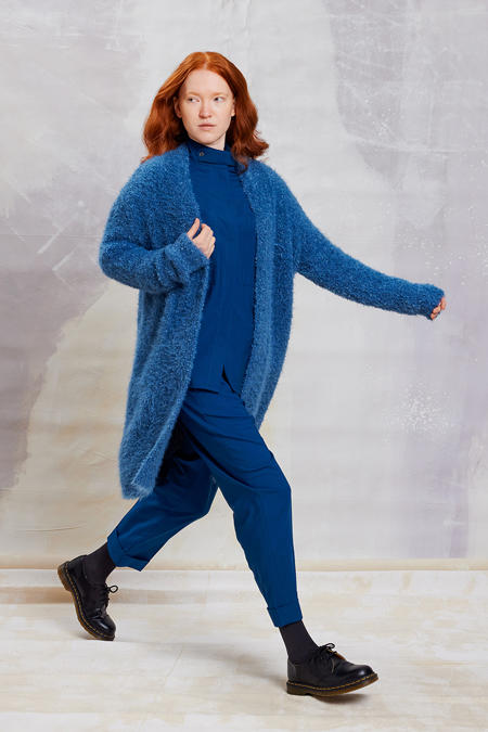 Anleitung Nr. 19811 Kurzmantel "Shazia" aus Fluffy & Salsa (Lang Yarns)