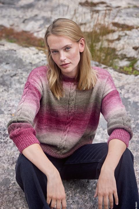 Anleitung Nr. 17173 Pullover aus Gomitolo Alpaca