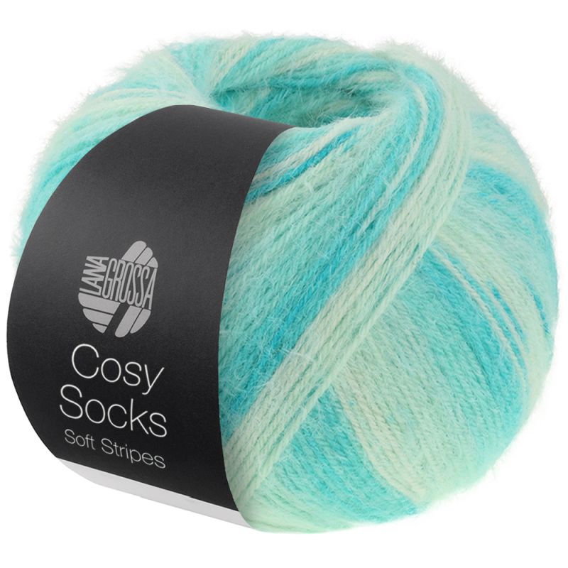 Cosy Socks Soft Stripes (Lana Grossa)
