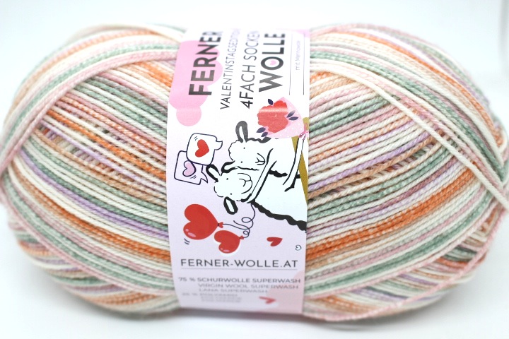 Lungauer Sockenwolle 4-fach Valentinsedition (Ferner Wolle)