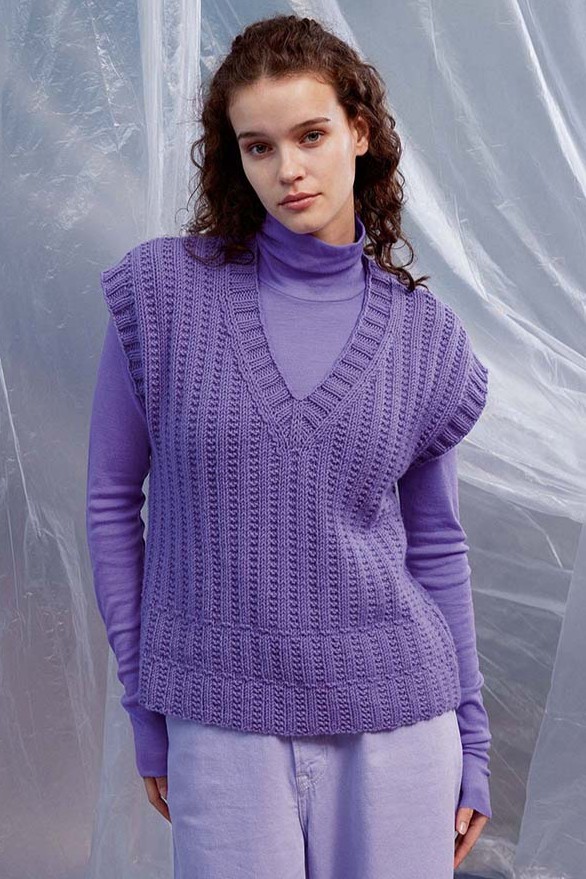 Anleitung Nr. 18850 Pullover "Tamsin" aus Cashmere+ (Lang Yarns)