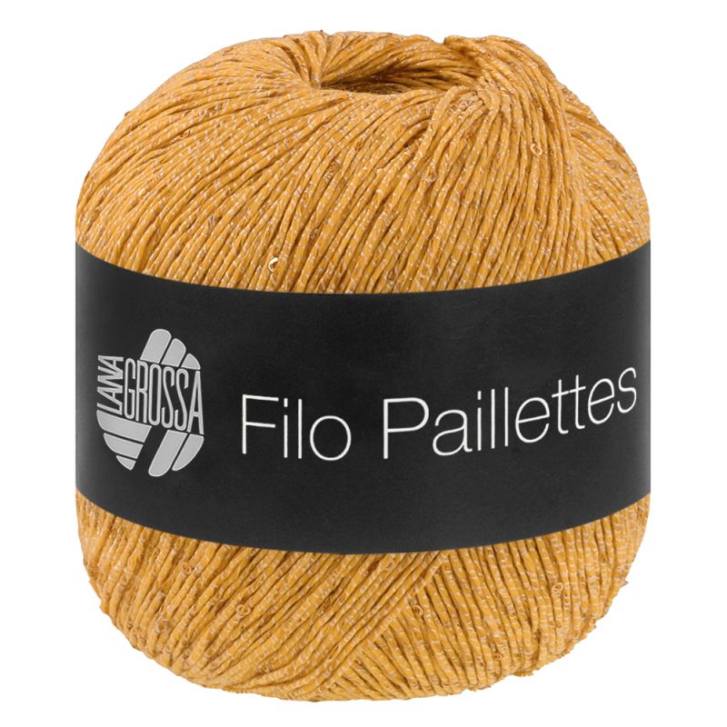 04 dottergelb (Filo Pailettes)
