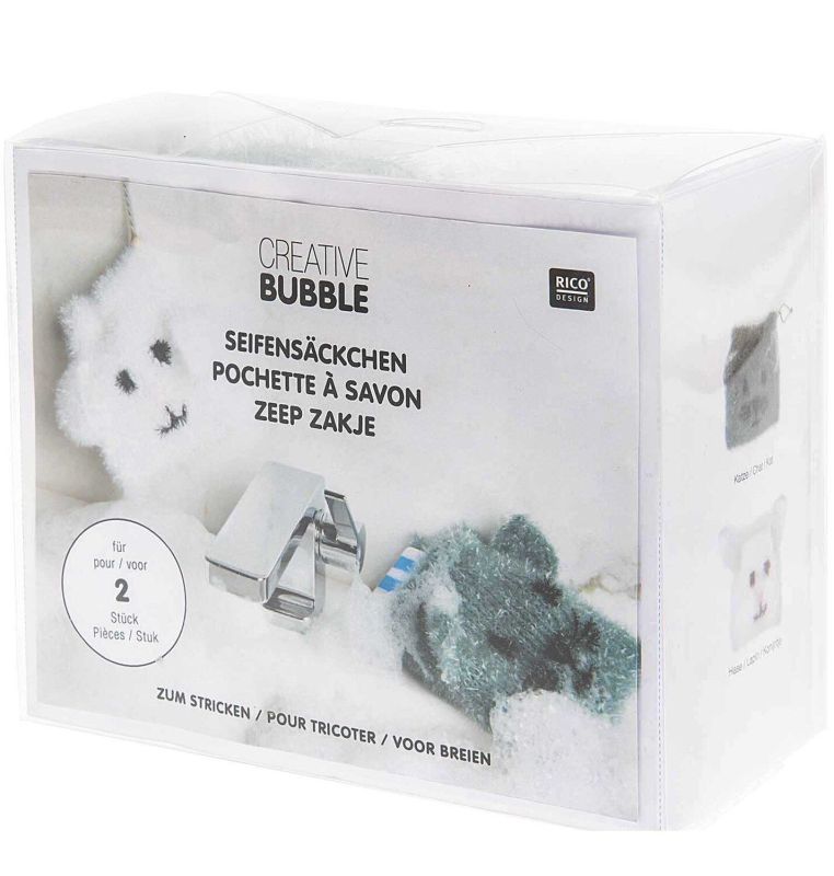 Creative Bubble Bath Seifensäckchen Strickset (Rico Design)