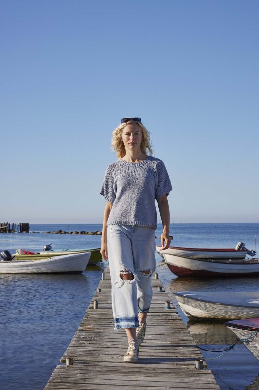 Anleitung Nr. 19415 T-Shirt "Caia" aus Cotton Tweed (Lang Yarns)