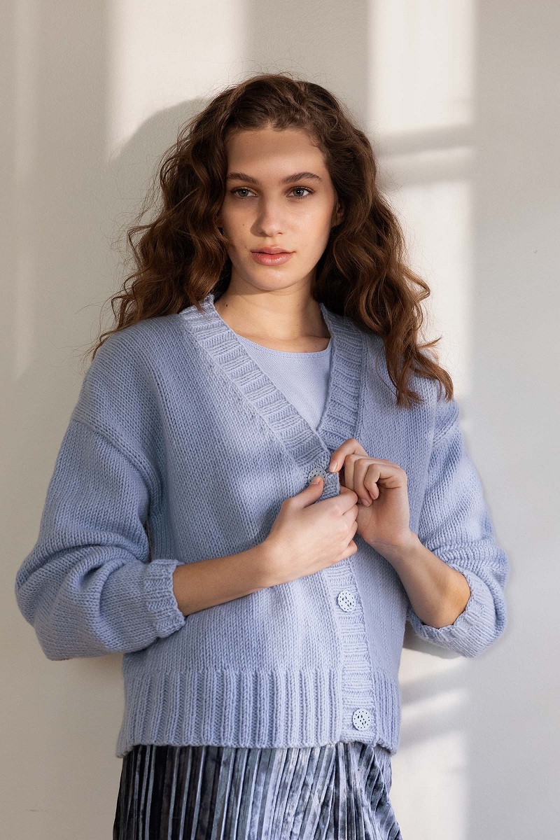Anleitung Nr. 19991 Jacke "Novalee" aus Cashmere+