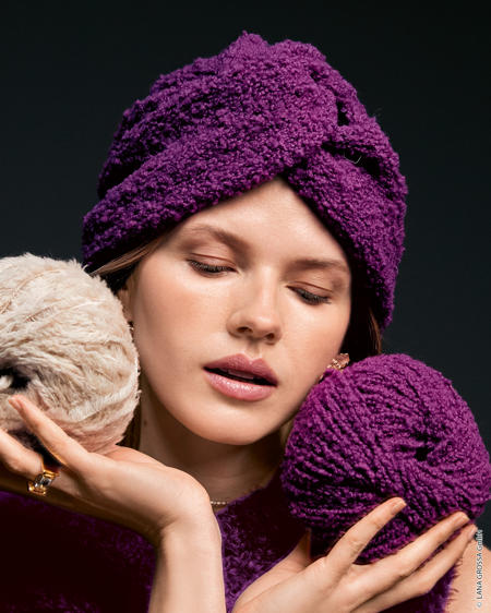 Anleitung Nr. 19876 Turban-Mütze aus Orsettini