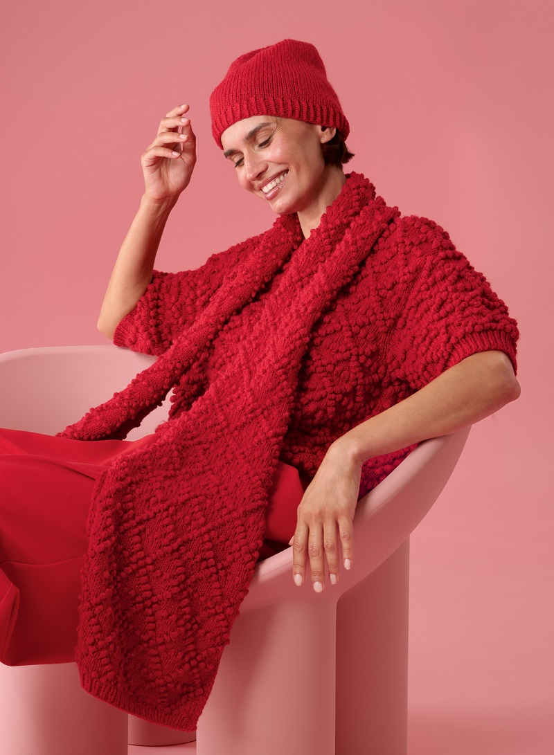 Anleitung Nr. 19955 Schal aus Cool Merino