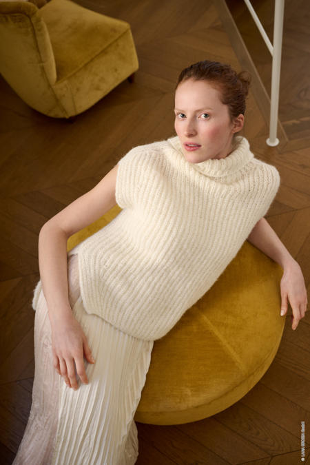 Anleitung Nr. 19065 Halbpatent-Pullover aus Nebbia