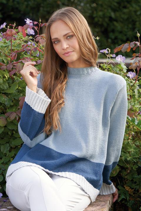 Anleitung Nr. R15374 Pullover "Tallulah" aus Summerlite DK