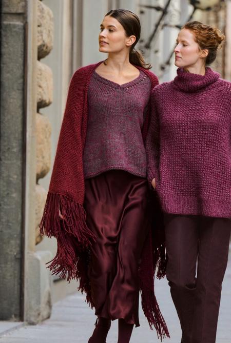 Anleitung Nr. 19038 Dreieckstuch aus Silkhair & Alta Moda Alpaca