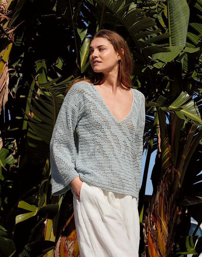 Anleitung Nr. 19553 V-Pulli aus Summer Cashmere (Lana Grossa)